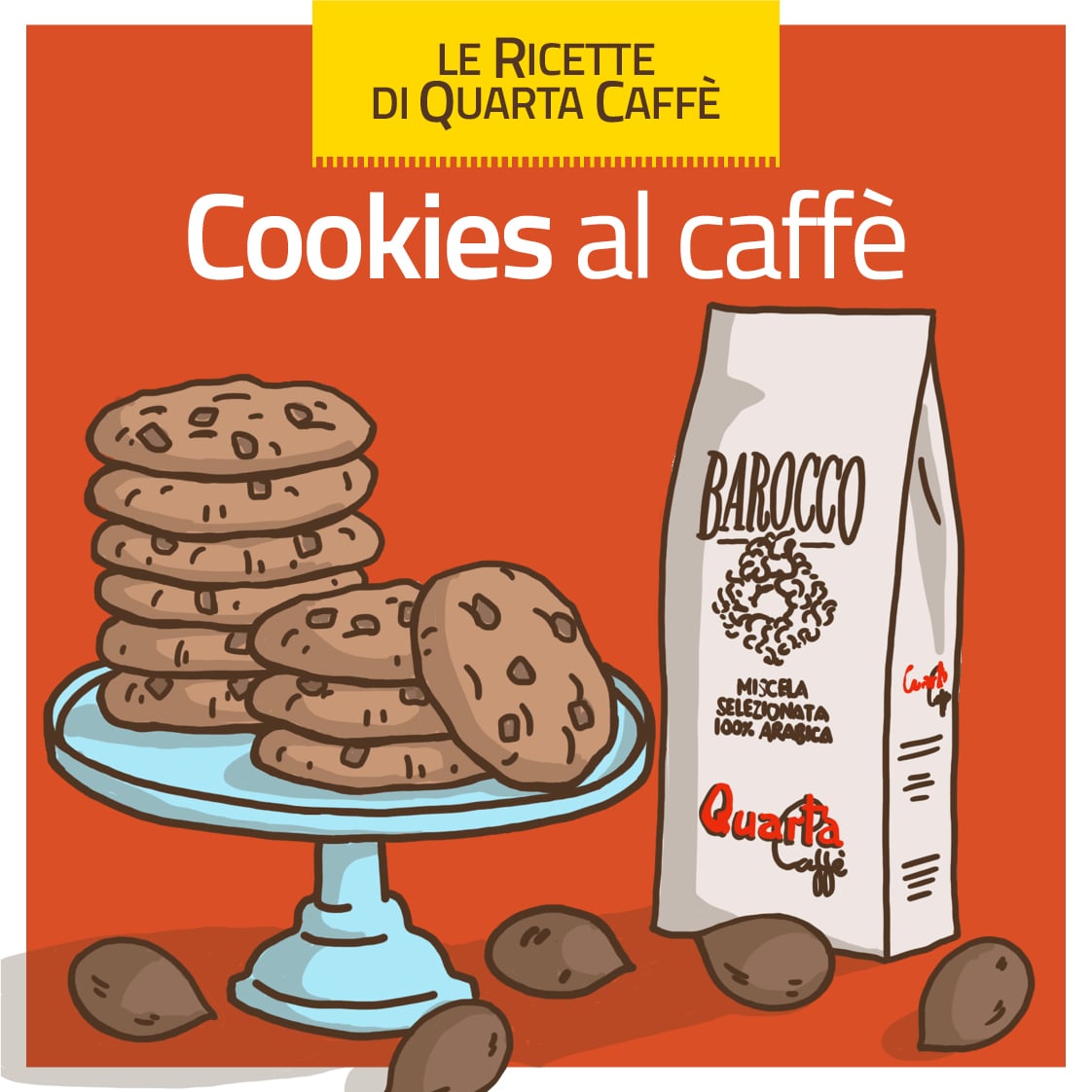 Biscotti al caffè con Caffè Quarta