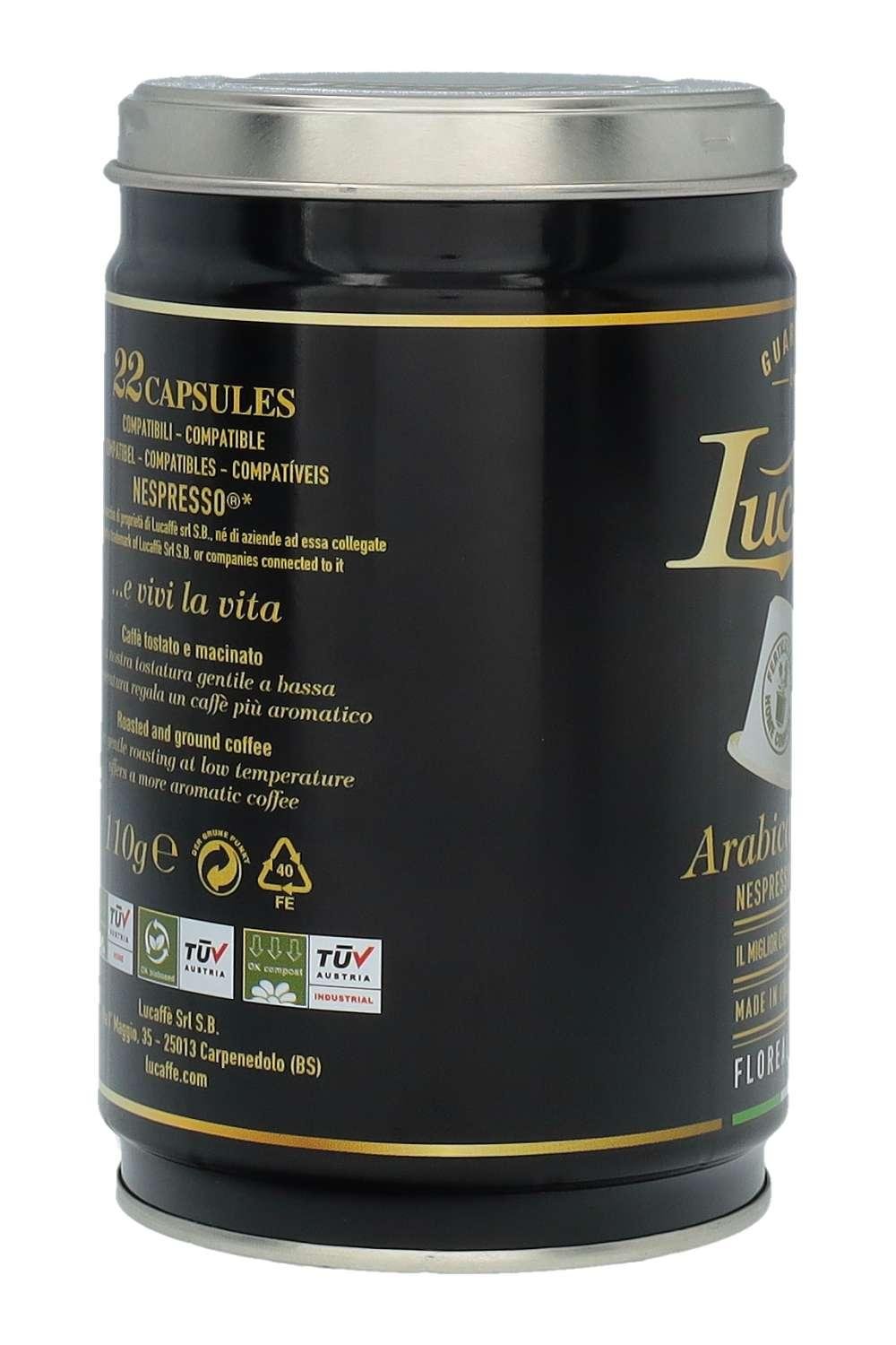100% Arabica Nespresso capsules